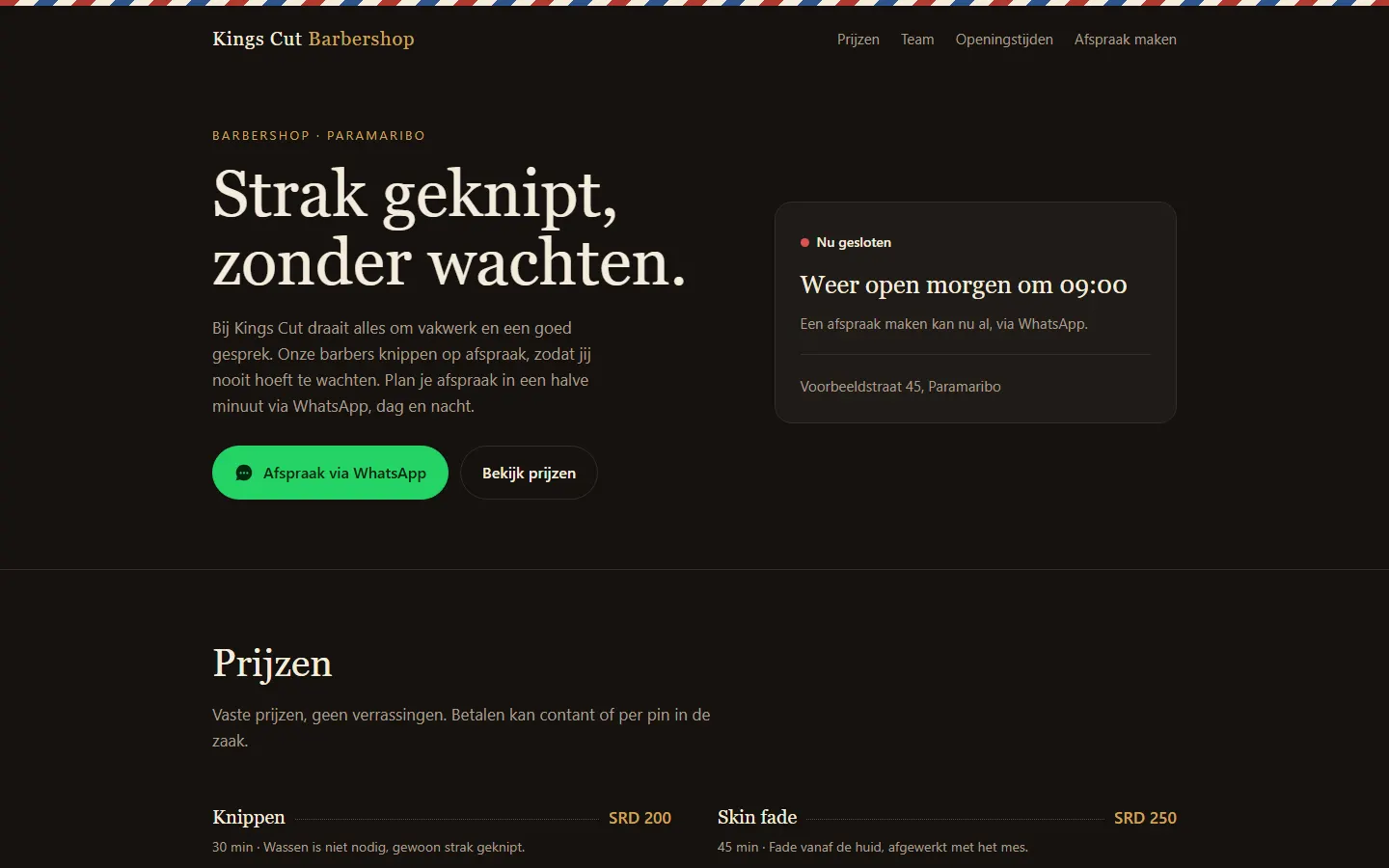 Schermafbeelding van Kapper