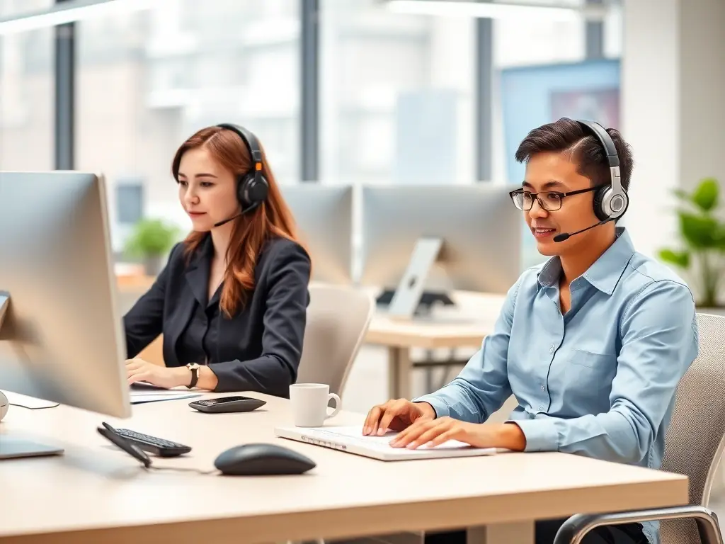 An offshore team handling back-office operations, showcasing their efficiency and attention to detail in managing administrative tasks and data processing.