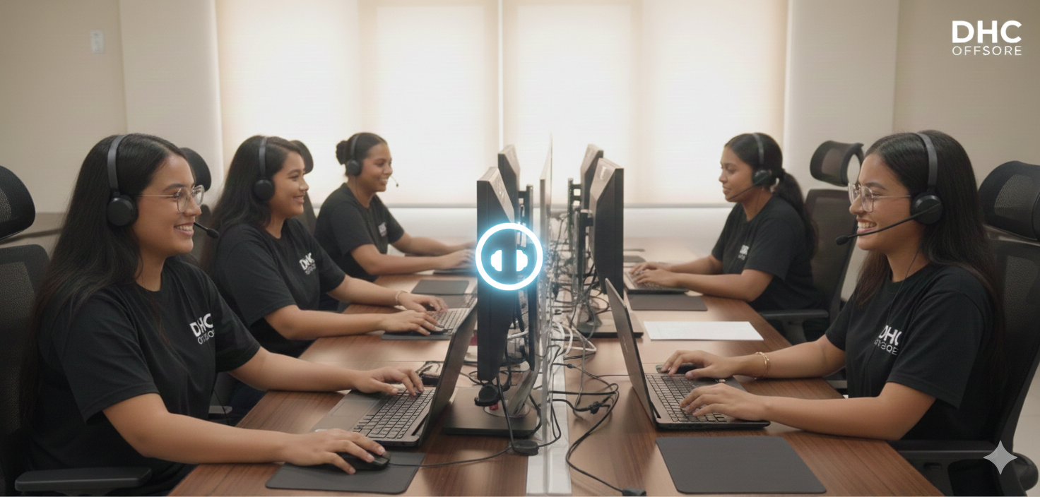 Team DHC de basis van de Hybride klantenservcie