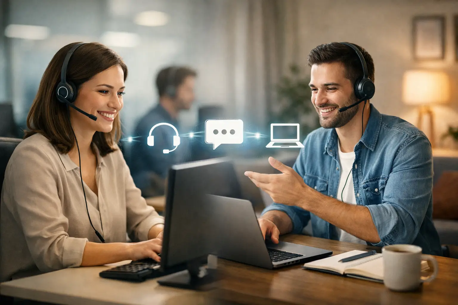 wat is hybride customer support