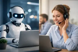 AI chatbot versus live chat: wat werkt beter?