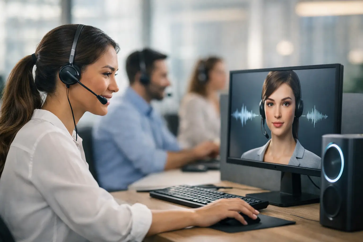 Review AI voice agents voor contact centers