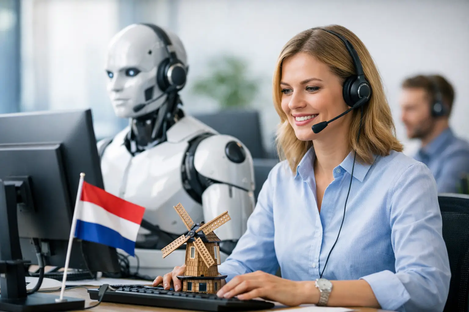 AI klantenservice Nederland werkt pas met regie